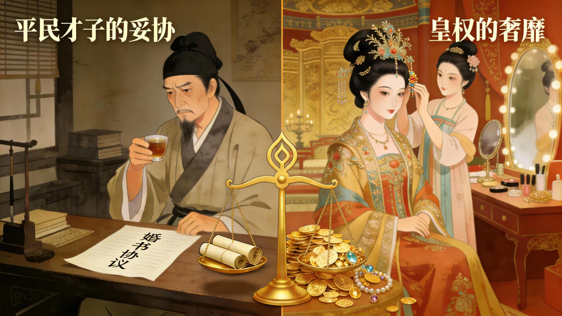 盛唐顶流生存实录：李白的 资源置换婚 与杨贵妃的 皇权美妆局