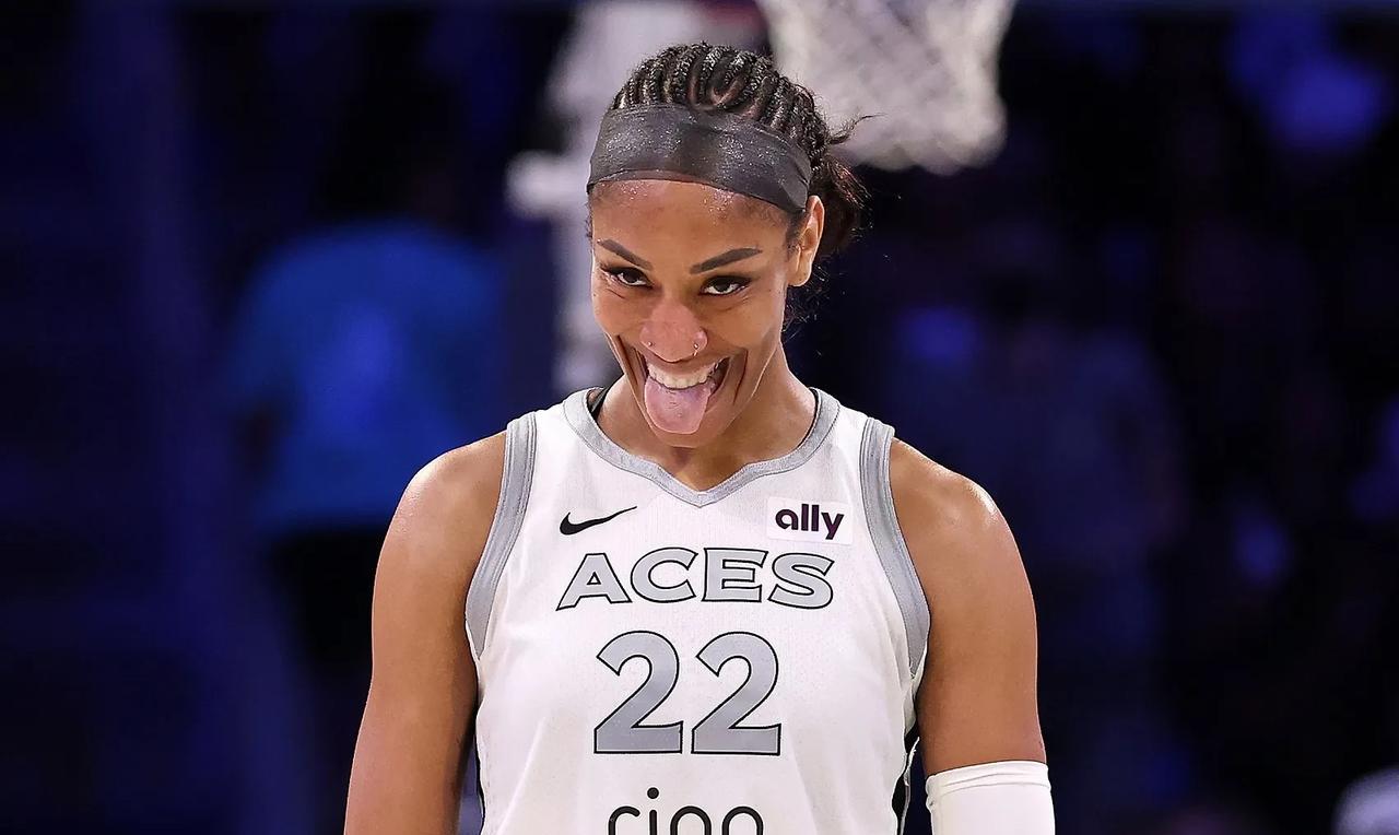 绝对有实力打NBA，WNBA第一人阿贾-威尔逊单节爆砍17分！
在今天进行的一场