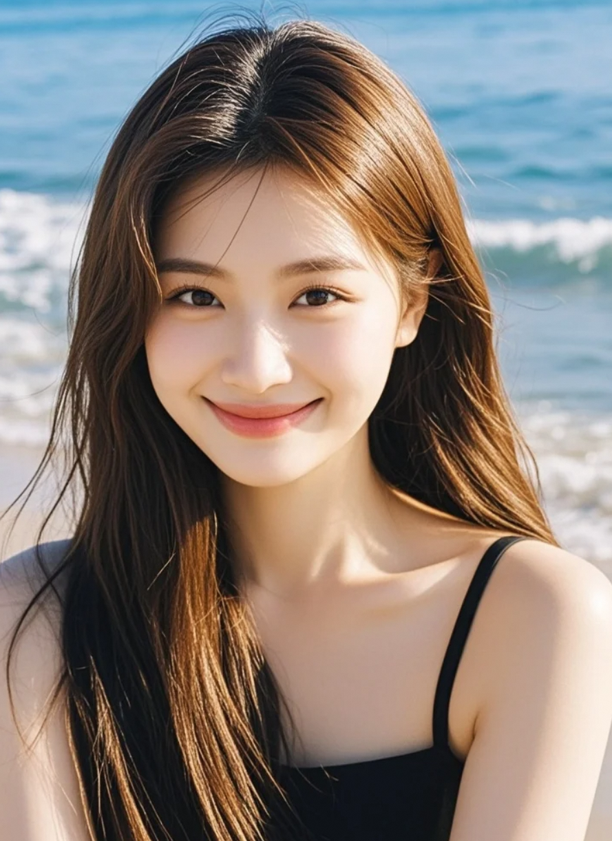 踩着浪花散步，和夏天轻轻拥抱。