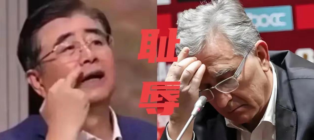 请中国足协回答一下：第一，是谁在万千教练员之中把败军之将伊万扒拉回来的。一个在阿