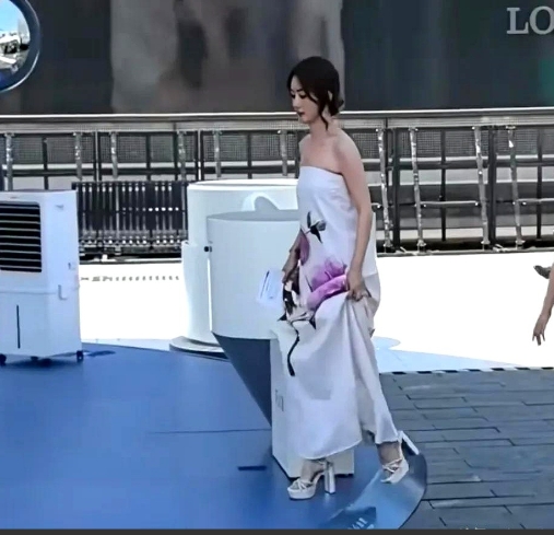 第一次对赵丽颖的美貌有了实感！

赵丽颖去成都参加活动，36度的高温，并没有让她