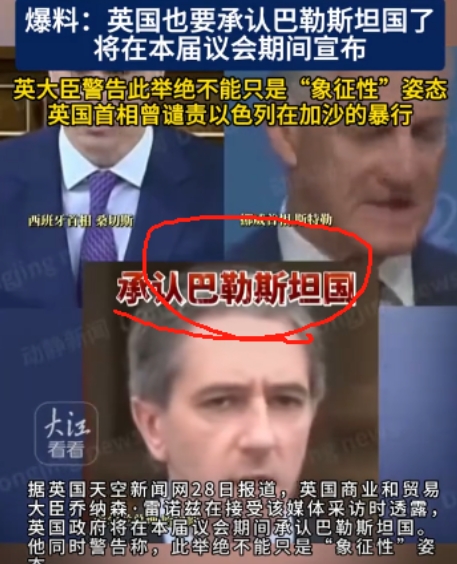 就在刚刚
联合国出现罕见一幕！
中国代表强硬发声
 
支持巴勒斯坦建国！其实巴以