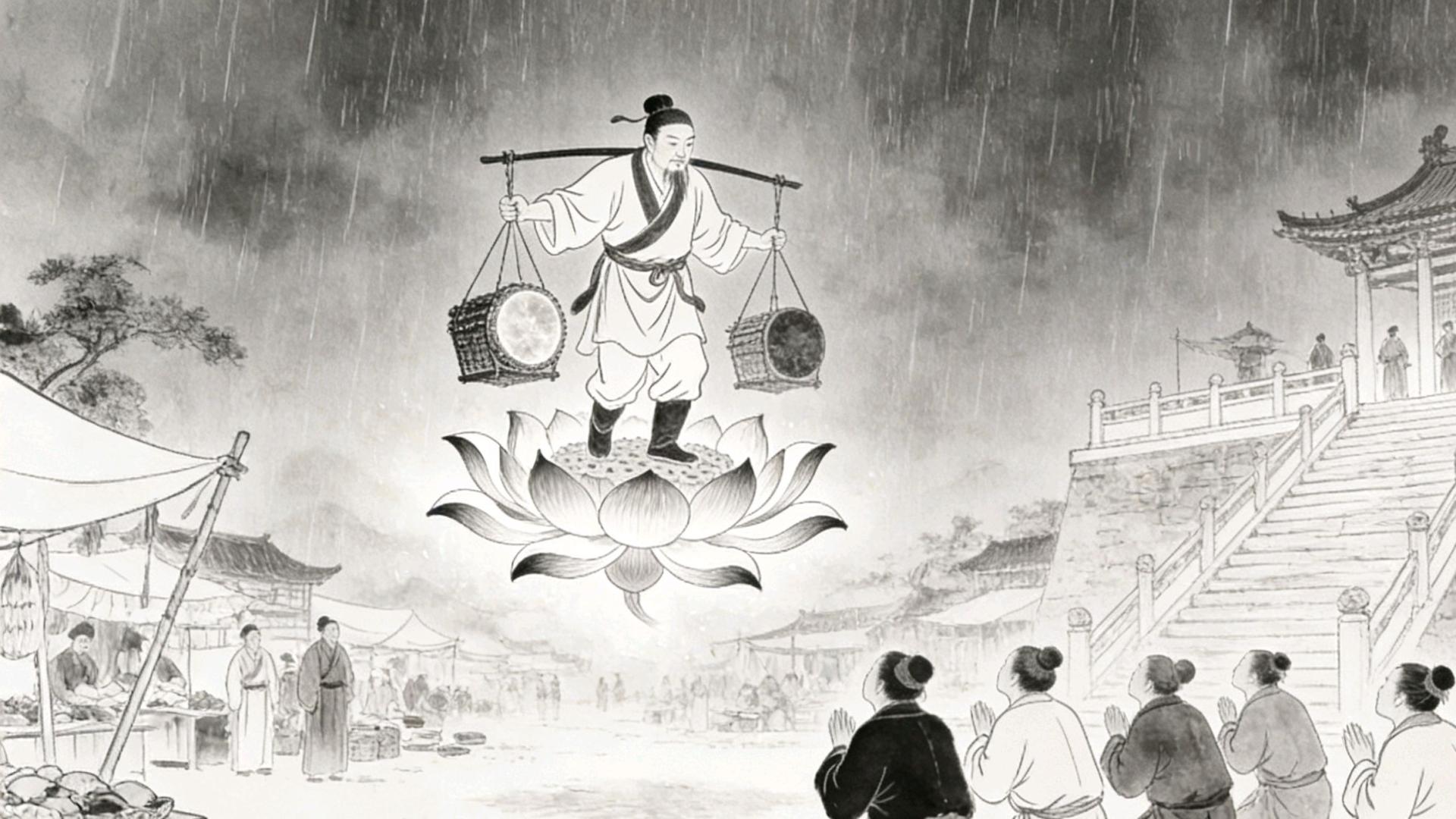 民间志怪故事四则：负局仙、雨钱记、画狐缘、僧茶化鹤