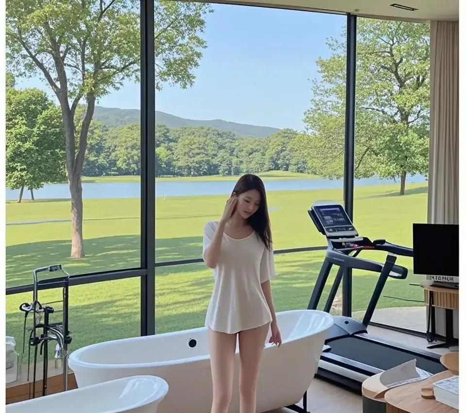 夏天来了，没事往人家家里瞅
一女的喜欢在家光着身子，邻居男发现后，盯着看，这女的