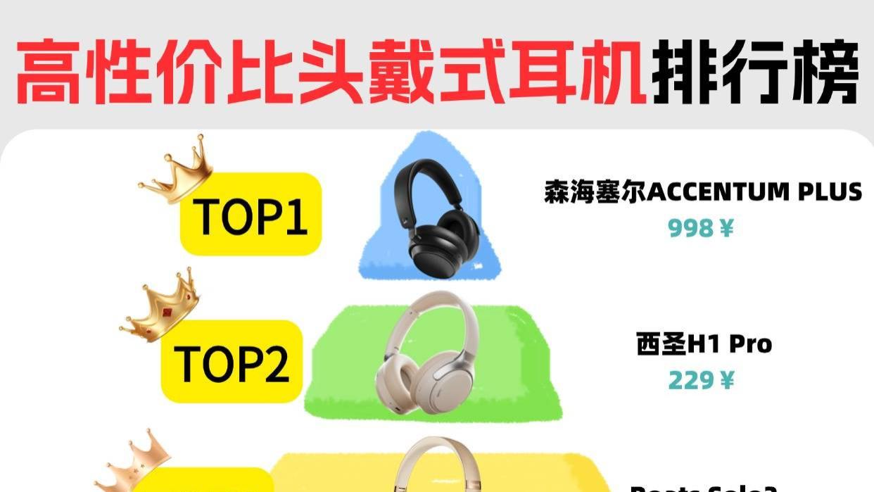 百元头戴式耳机什么牌子性价比高？十大高性价比头戴式耳机盘点