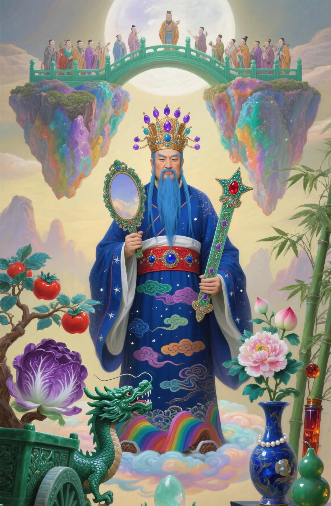 愿玉皇大帝大慈大悲，广施恩泽于芸芸众生。佑那求学之人智慧开启，学业顺遂，如鲲鹏展