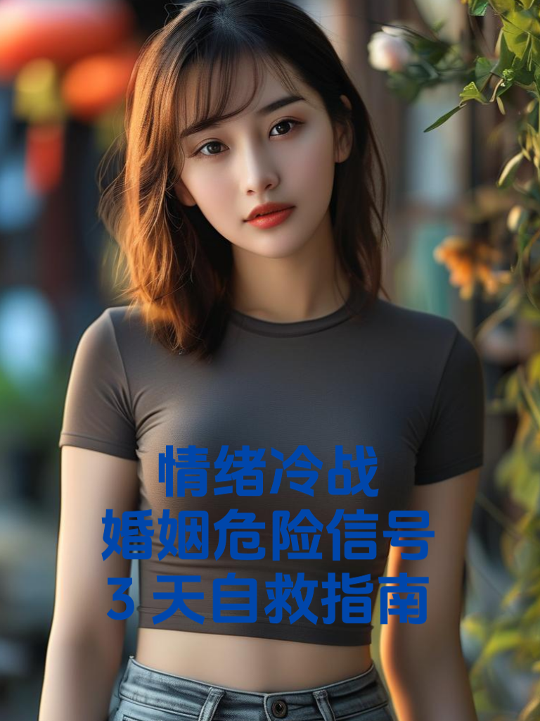 情绪冷战，婚姻危险信号，3天自救指南