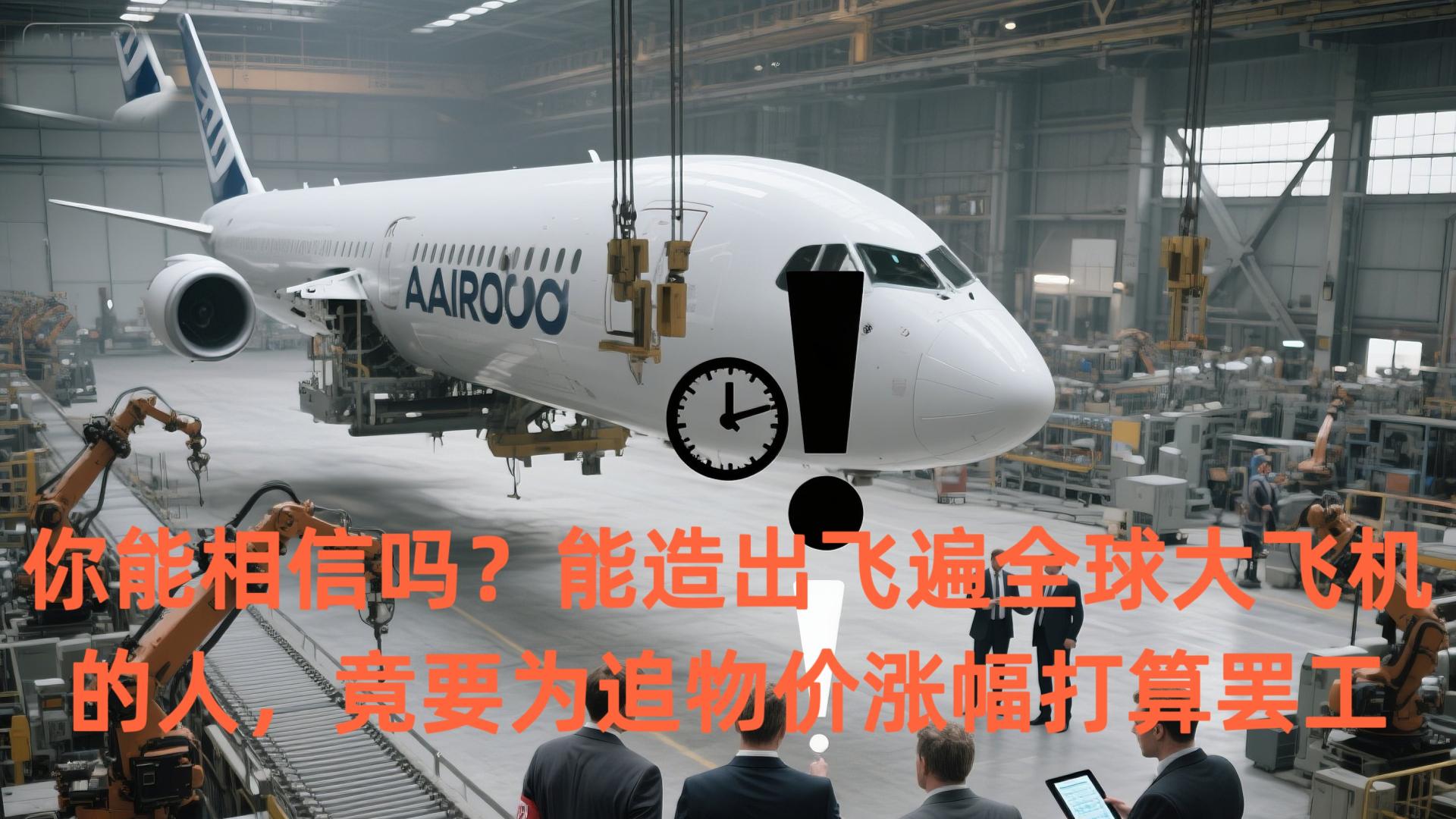 造飞机的人为涨薪罢工，背后真相让人心酸