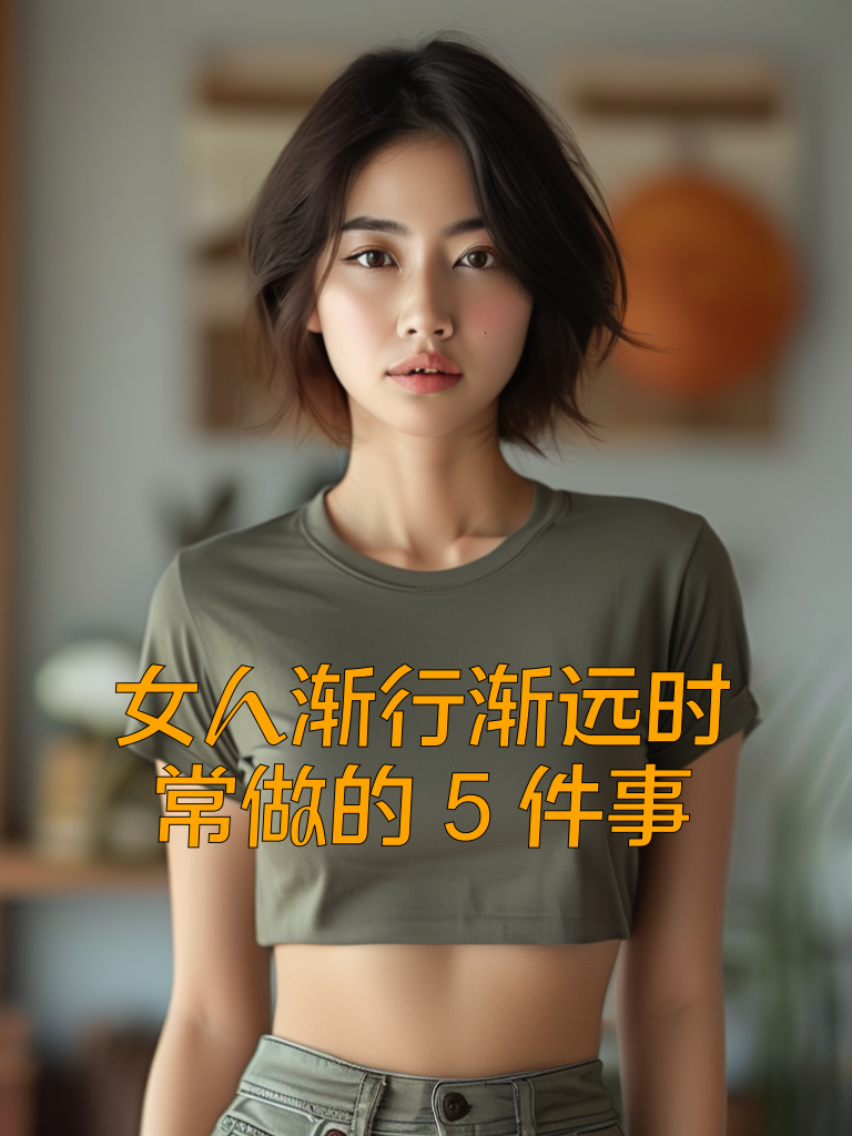 女人渐行渐远时，常做的5件事