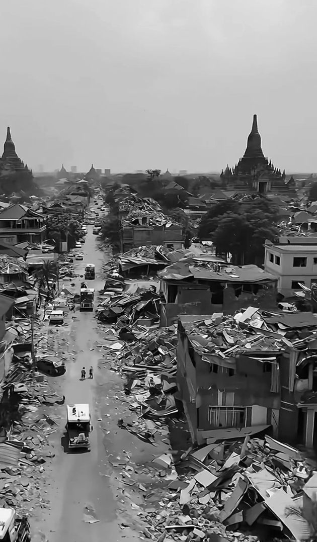 这次大地震，缅甸很严重
接下来东南亚会大乱
震中超200万人口
是缅甸第二大城市
