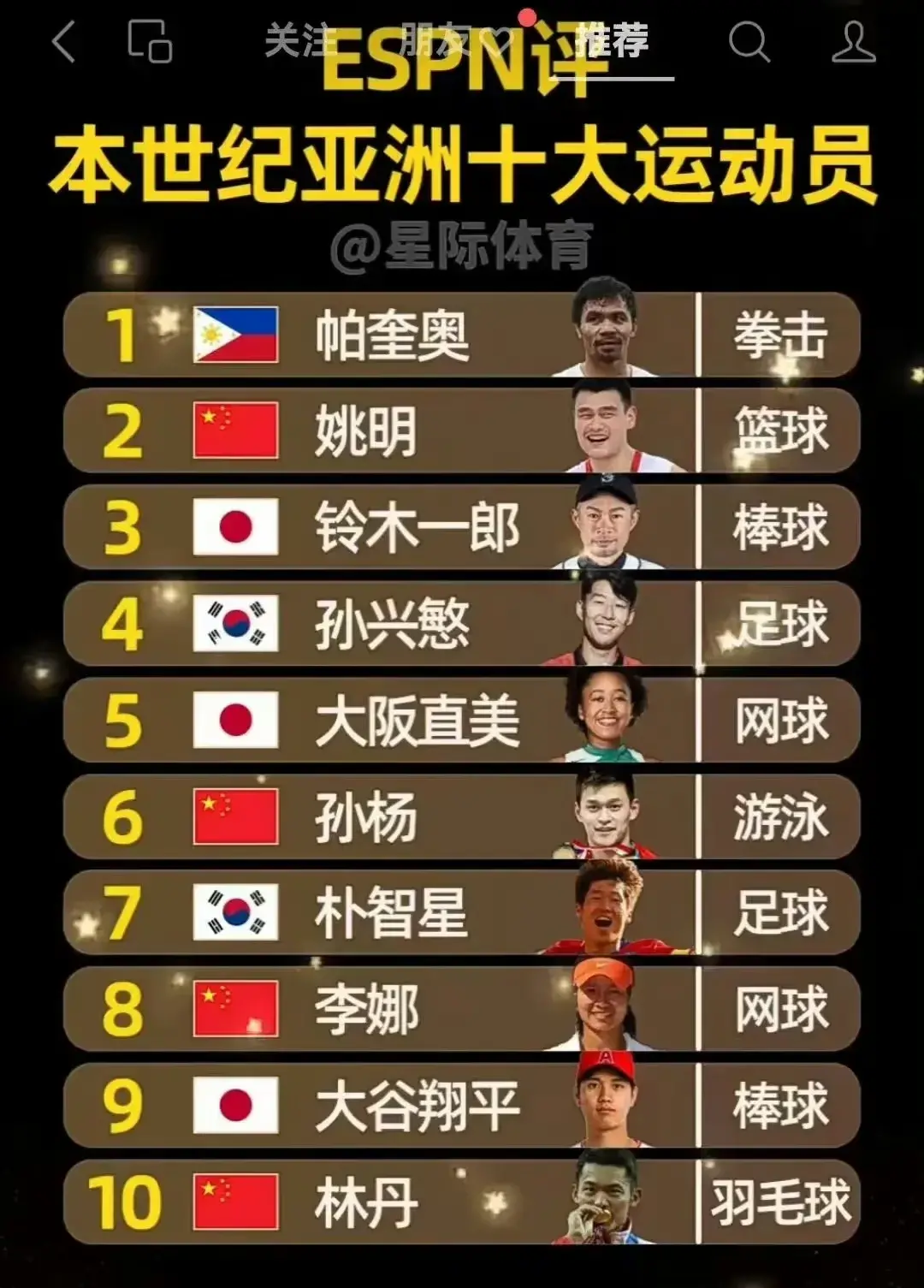 没有刘翔、苏神，就是野榜