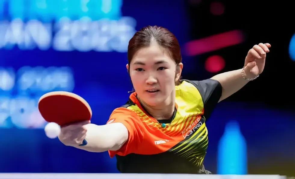 日本女乒非主力战胜国乒球员，现在的卢布雅尔那球星赛女单1/16决赛，中国女乒小将