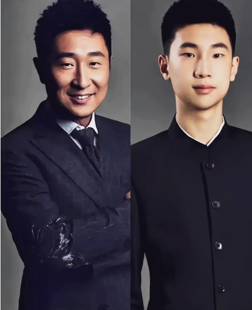 林永健与儿子的相似度有百分之八十吧！#林永健#