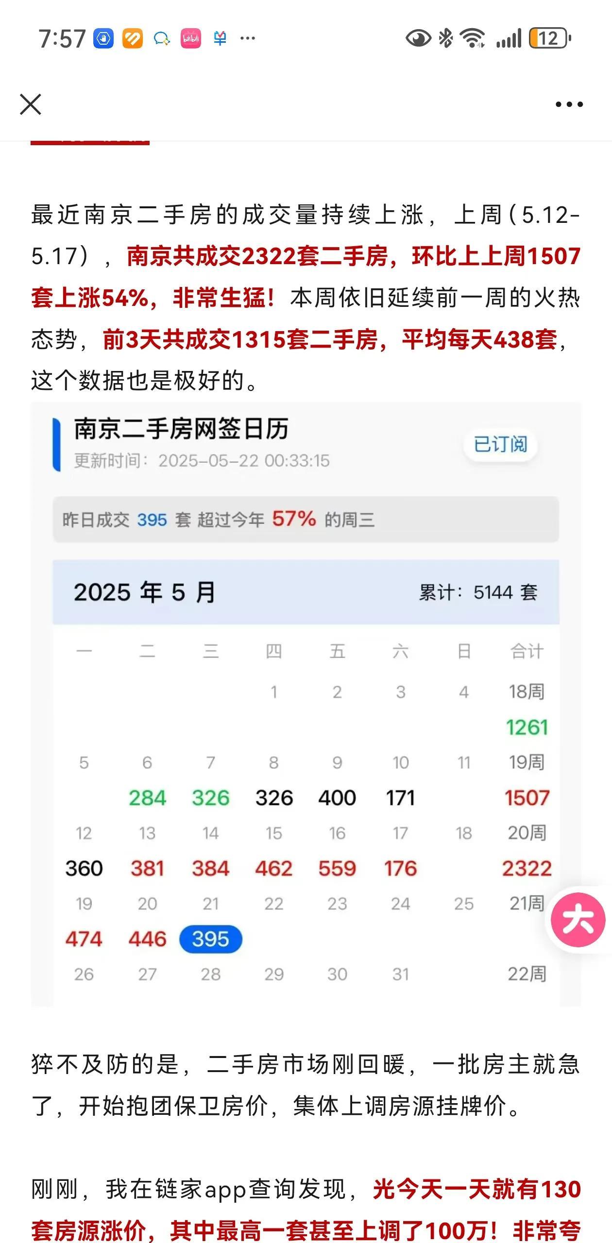 今年上半年，南京二手成交量暴涨！
      随着取消限售，南京房价泡沫挤尽倒计
