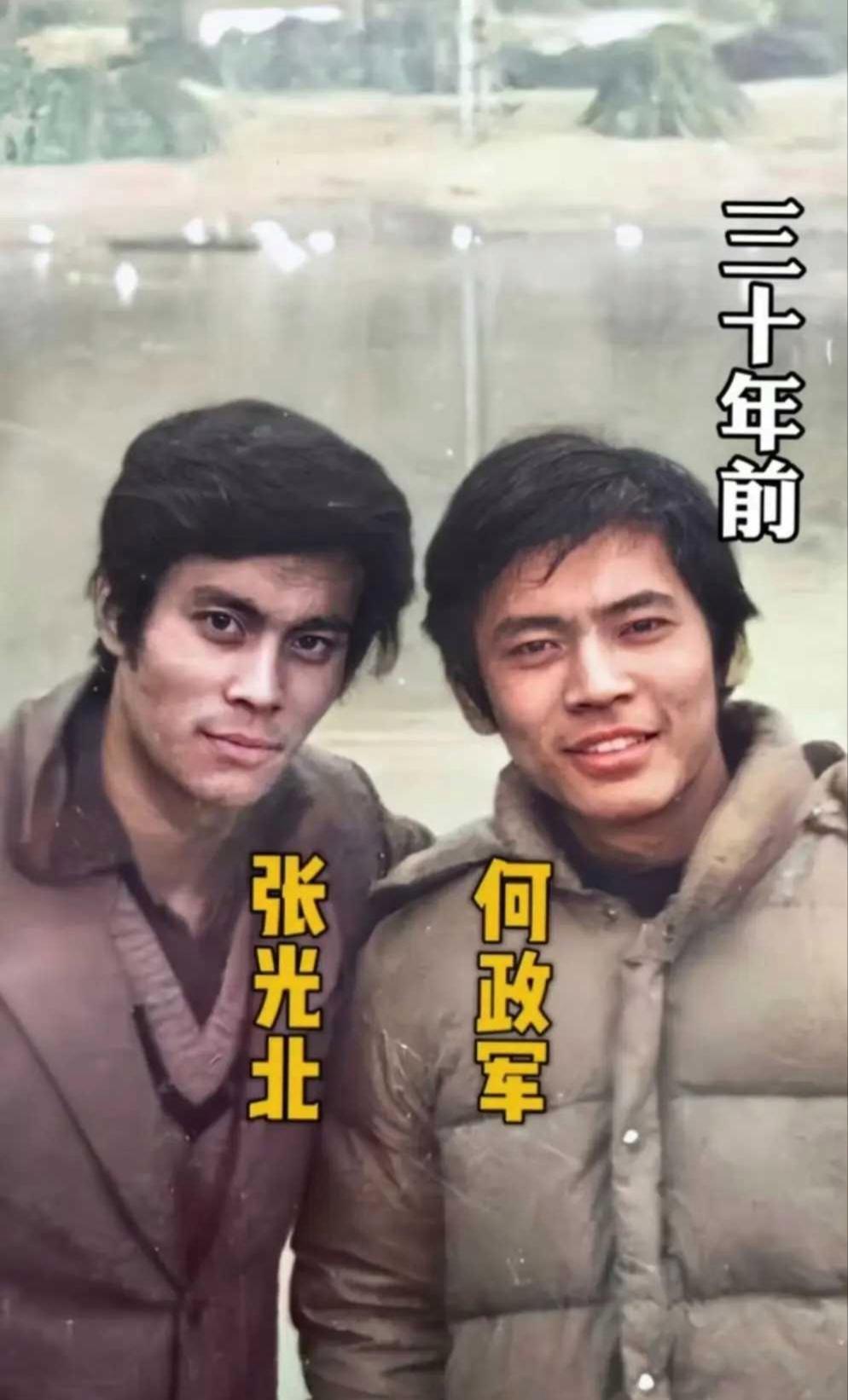 张光北与何政军三十年前后对比！两人同时出演《亮剑》，又是同班同学而且还是老乡，3