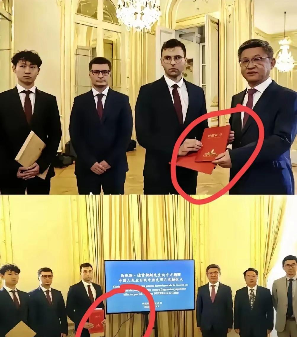 马库斯可能无法回国了，
因为他捐赠给我们一个东方大国的日军侵华相册，里面有618