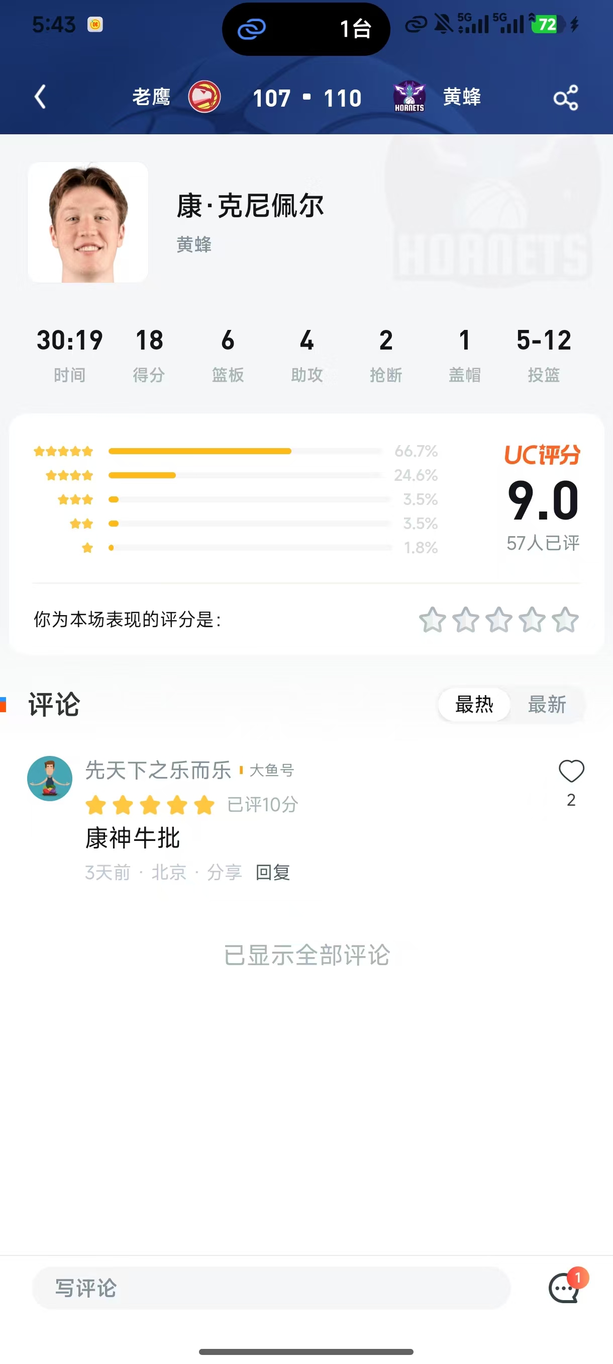 一场“填满数据栏”的胜利：当“康神”的称号不再只是调侃