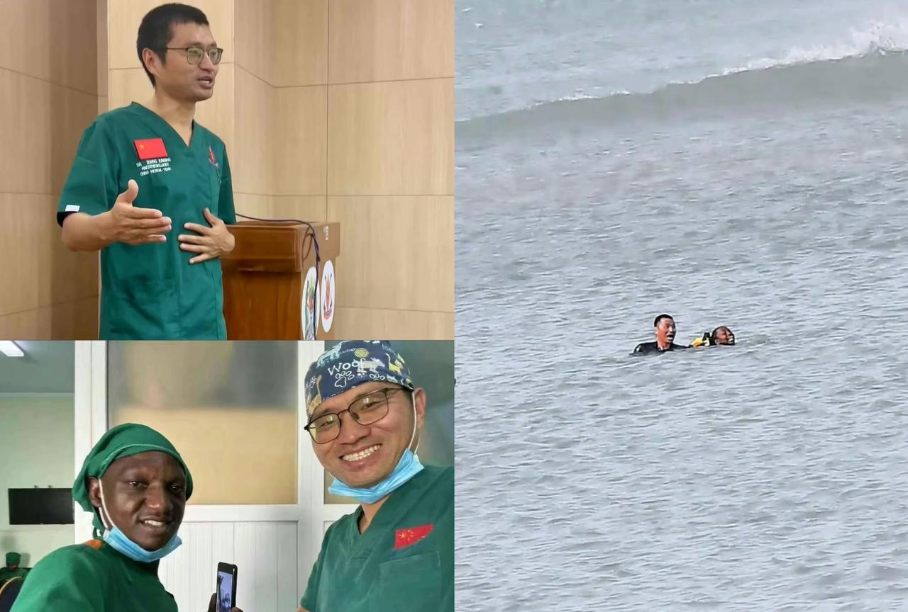 援助坦桑尼亚医疗队队长张军桥为救当地一名落水女子而身亡，年仅38岁，山东潍坊人，
