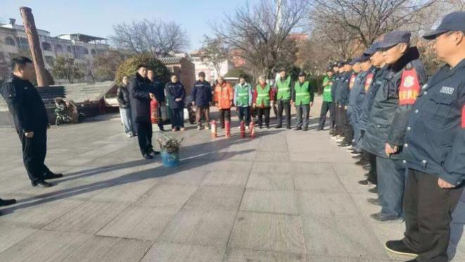 太和县城管局园林养护中心开展冬季消防安全培训与应急演练