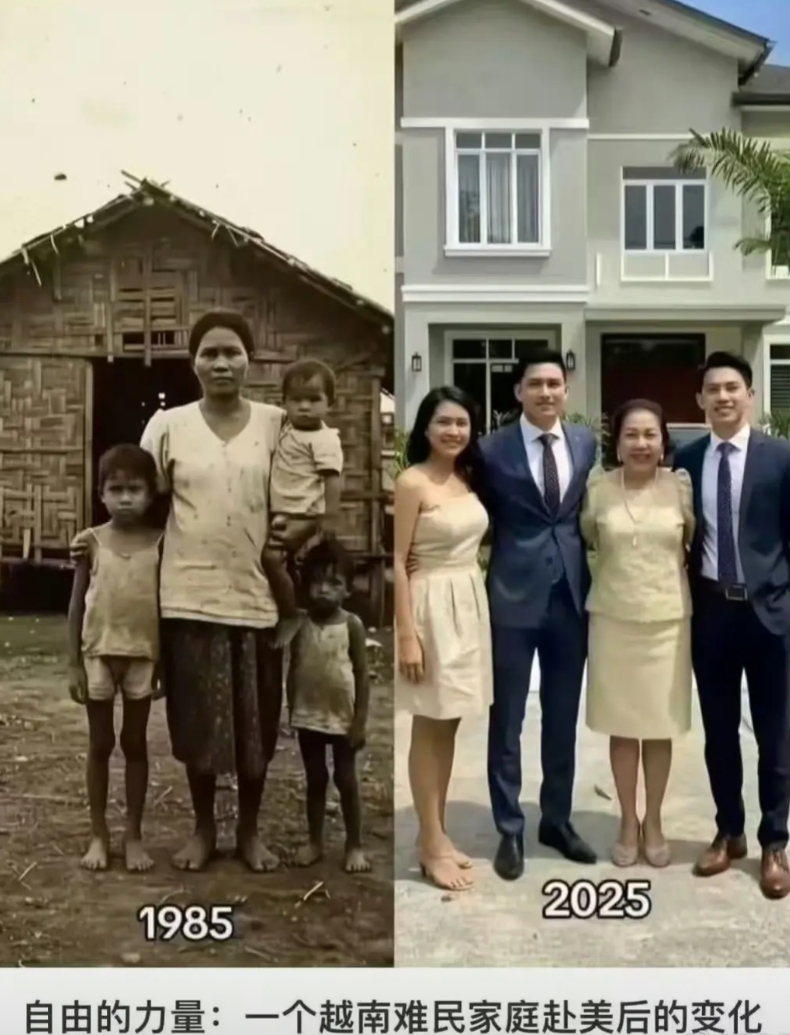 越南为何改革这么猛烈？本人猜测，可能受了这张图片的刺激。
一定要和美国关系好，一