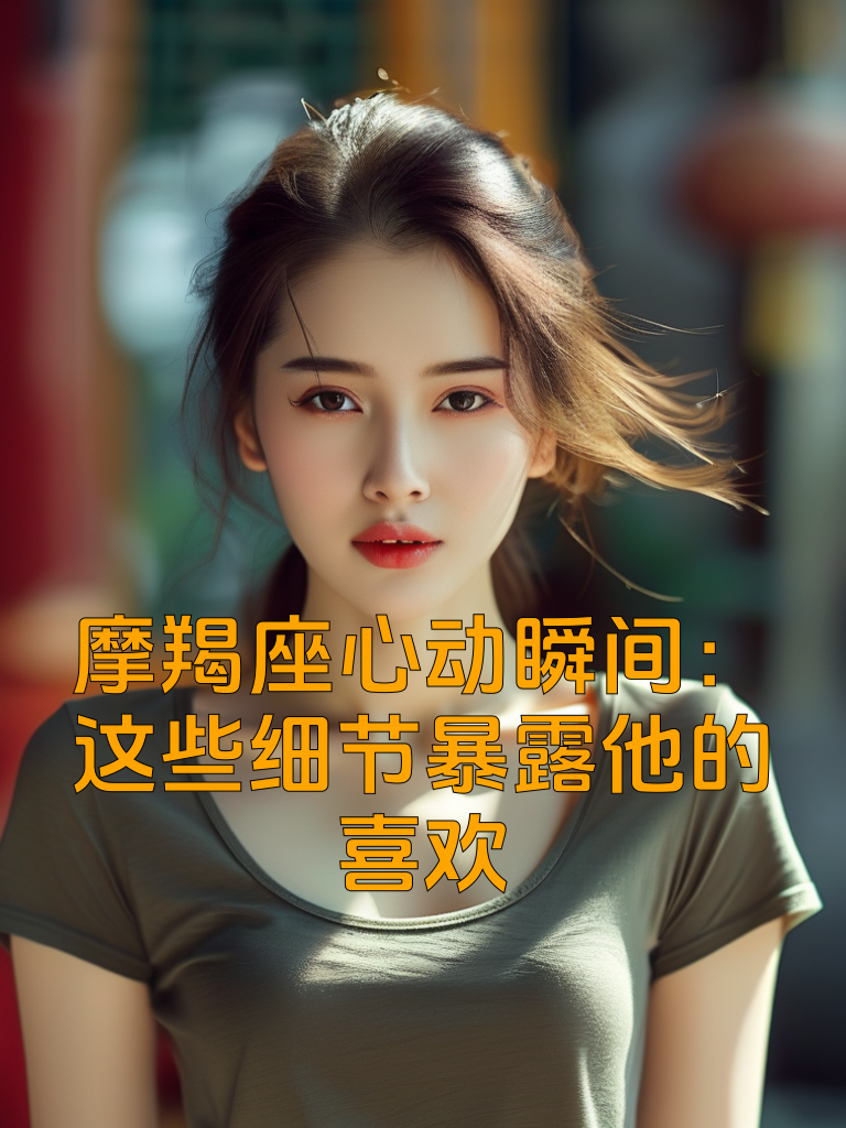 摩羯座心动瞬间：这些细节暴露他的喜欢
