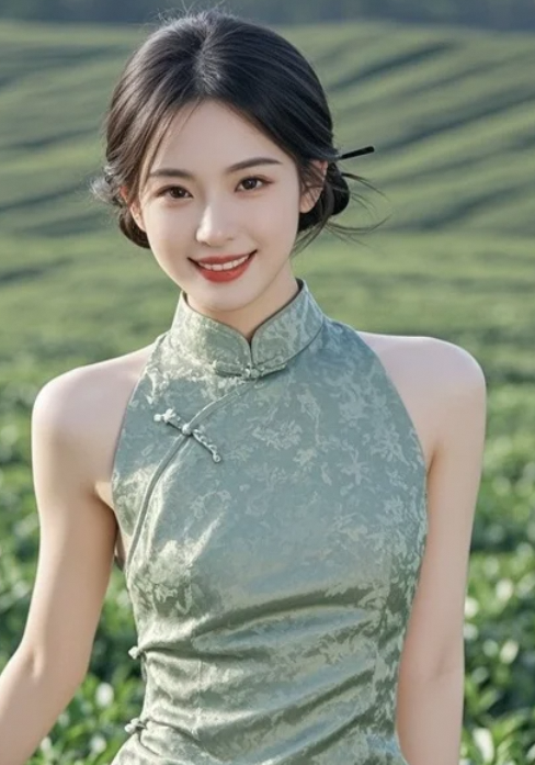 站在茶园假装很安静，其实只想让你多看我几眼❤️。