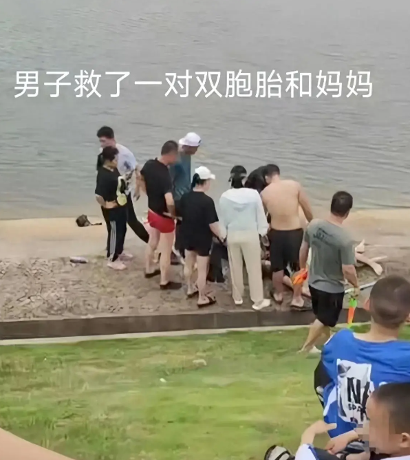 “连狗都不如！”武汉，一男子为救落水的母子三人，跳下水将全部人救出，自己却被水流