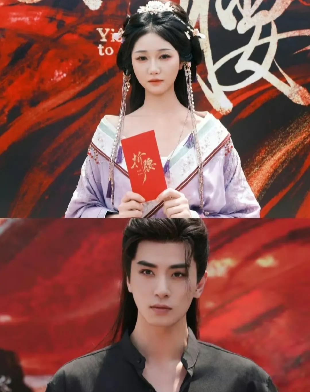 短剧《折腰》开拍了，
跟吴希泽比起来，刘宇宁简直不要太有气质，吴希泽的性张力也不