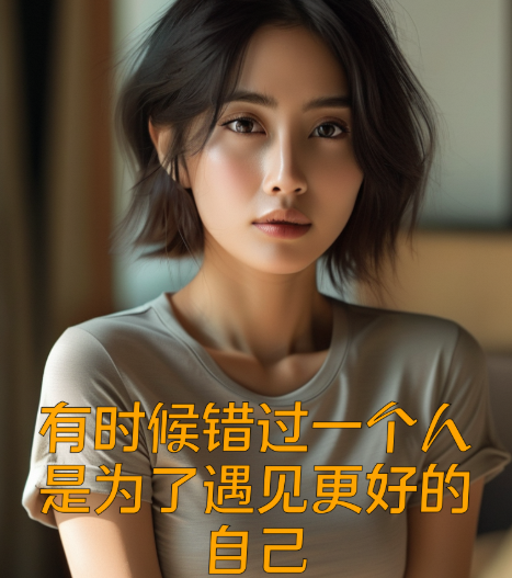 有时候错过一个人，是为了遇见更好的自己