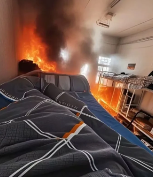 发现宿舍着火了，怎么办？
