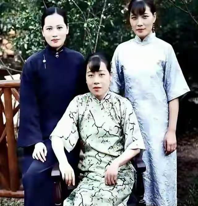 这才是宋氏三姐妹真实的相貌，不是演员扮演的角色！