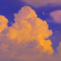 月光落在右手上