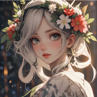 花簇满团
