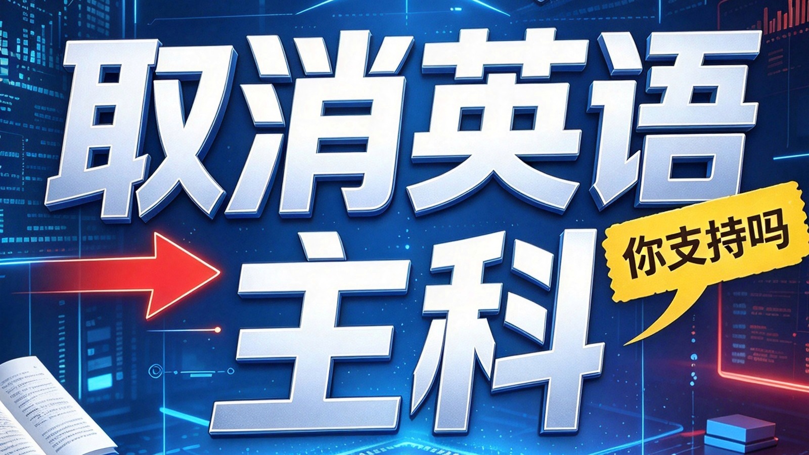 为什么取消英语主科地位？大势所趋？网友：这首歌讲得明明白白！