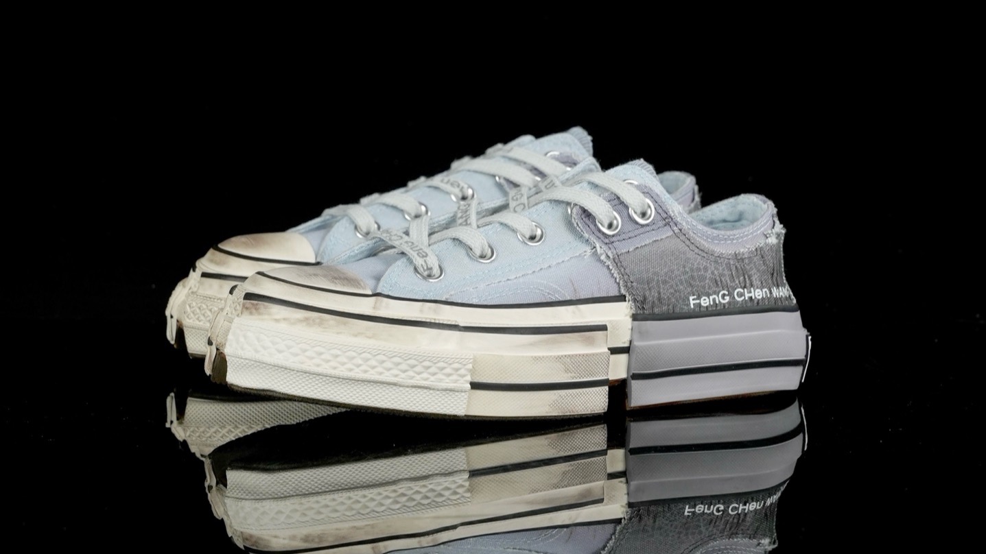 Converse x Feng Chen Wang 设计师联名款 做旧解构渐变系列