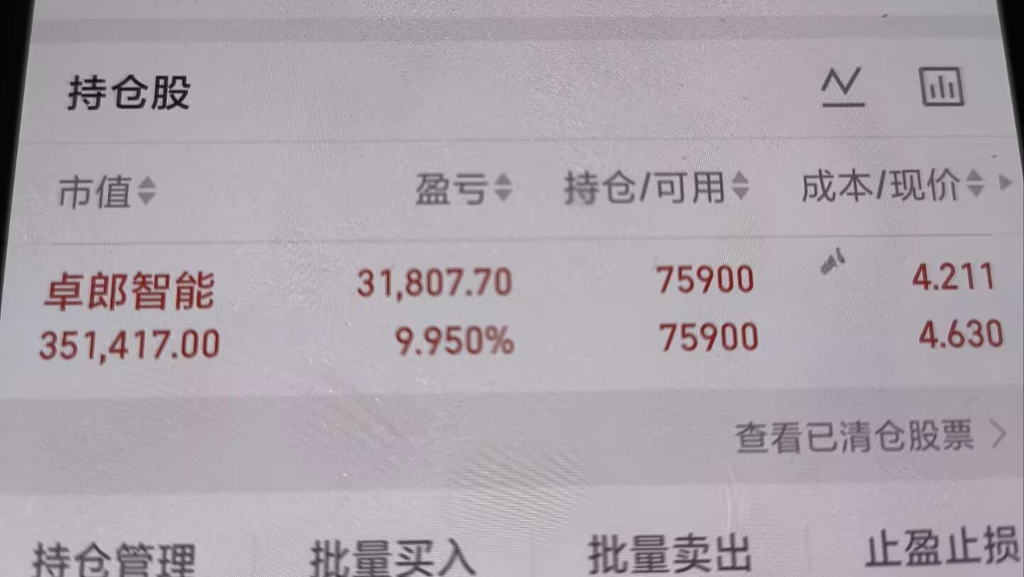 3月17日，+10%，卓郎智能。