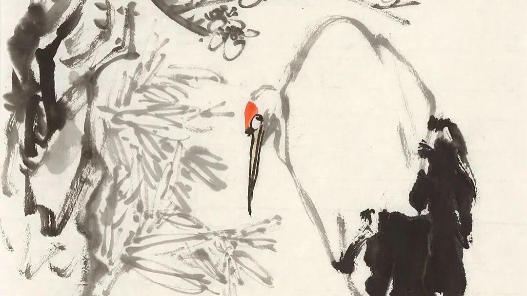 刘大石的鹤，有士气