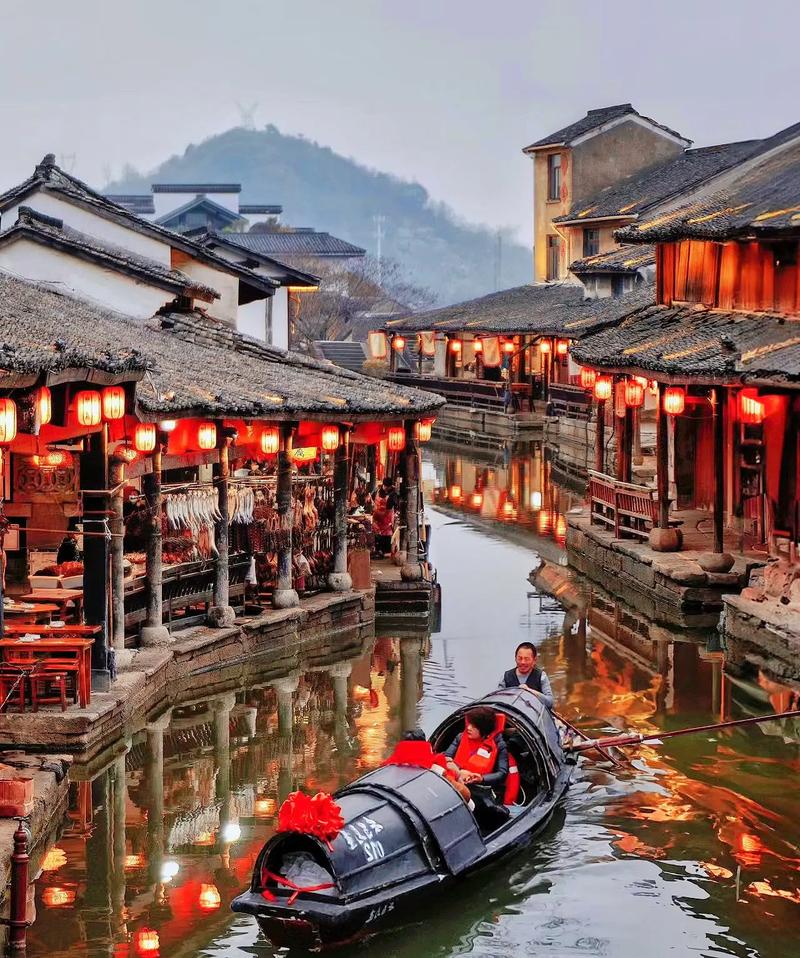 浙江绍兴旅游，安昌古镇打卡江南年味！