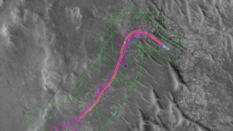 毅力号探测车完成了首次AI计划的火星飞行