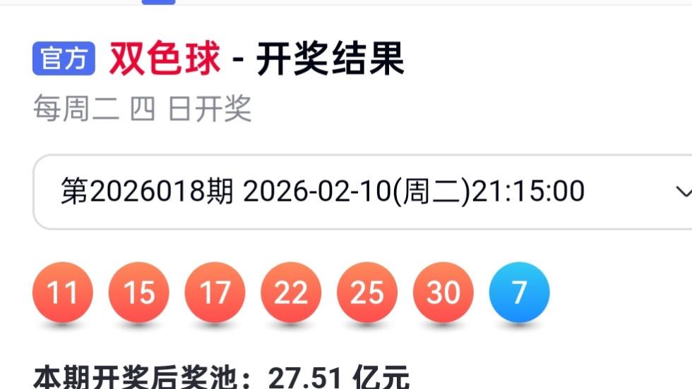 双色球018期再开6注头奖，单注557万！奖池扔稳居27.5亿