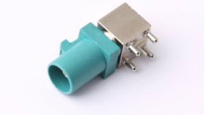 射频水蓝色FAKRA板端天线座子（万用Z型）