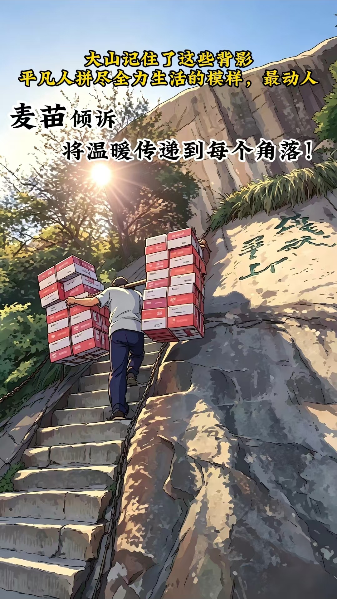 别人眼中的风景，是他们脚下谋生的路