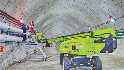 海太长江隧道右线隧道总掘进任务完成过半