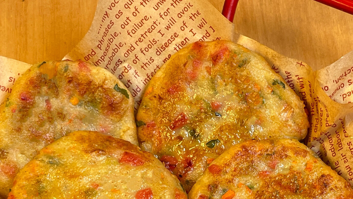 香煎土豆饼：外酥里软，早餐店的热门单品