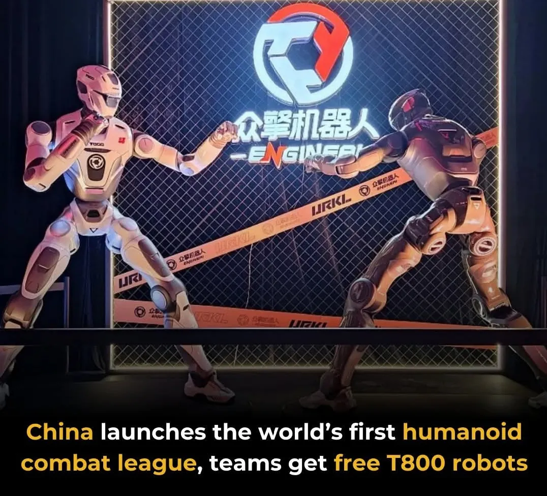 中国深圳启动了号称全球首个类人机器人格斗联赛。