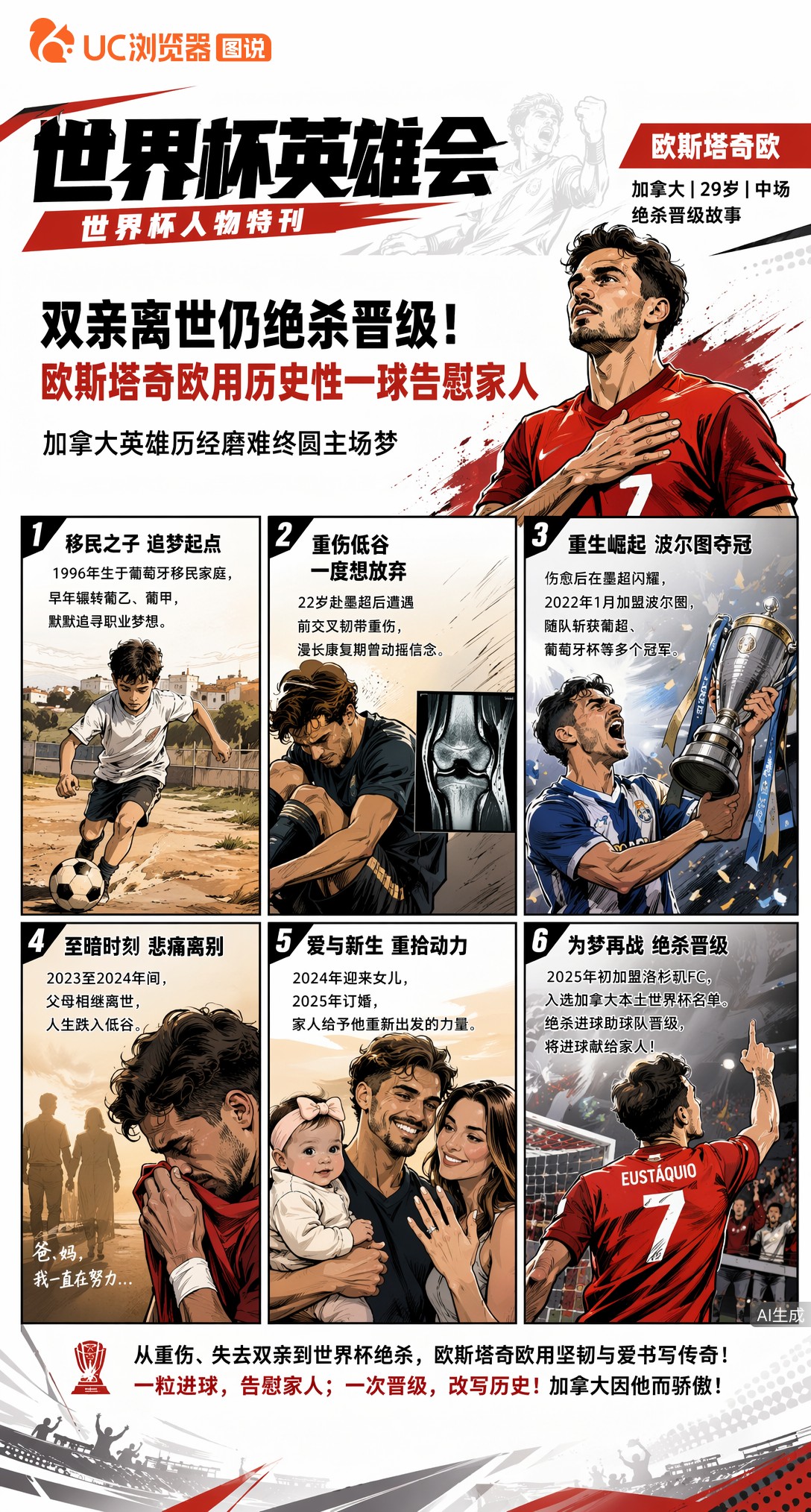 双亲离世仍绝杀晋级！欧斯塔奇欧用历史性一球告慰家人