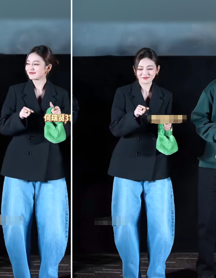 女明星穿上都不好看，看来这个裤子是真不好看