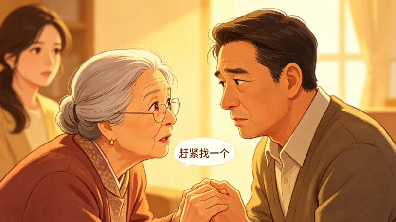 奶奶的一句，赶紧找一个，道出了公公相亲的真实目的