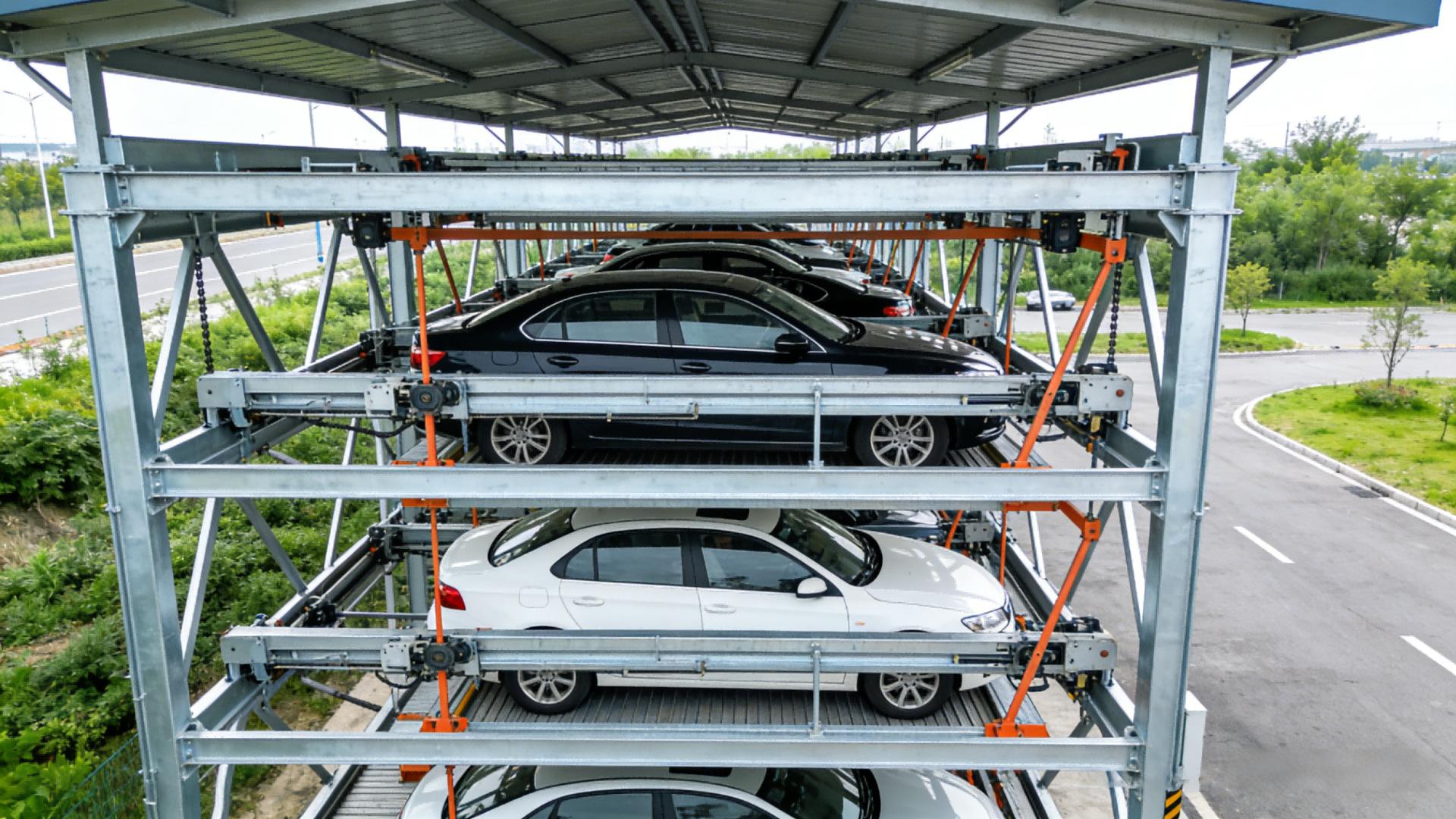 户外立体车库选哪种能抗风抗雨？