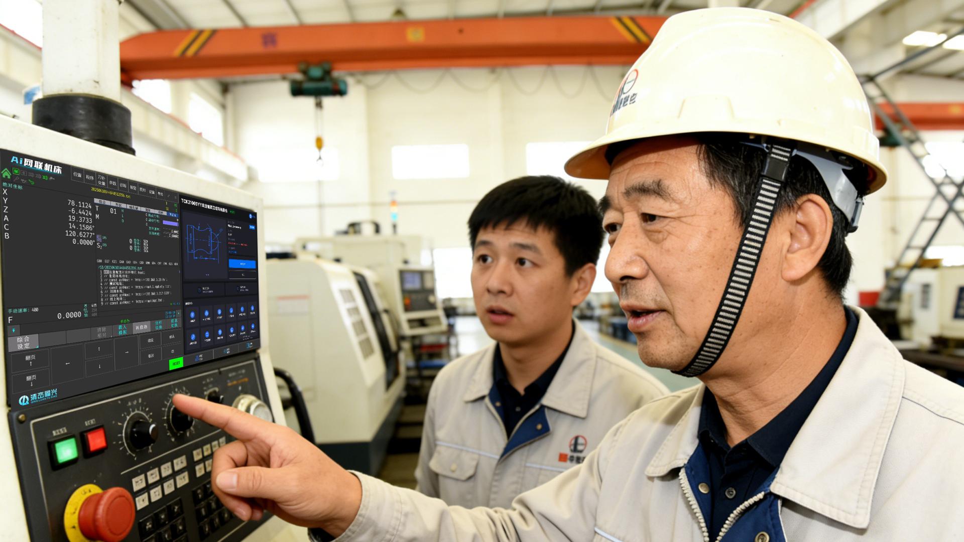 买了台“会自己琢磨”的机床 才发现最值钱的不是铁疙瘩 是里面装的老师傅